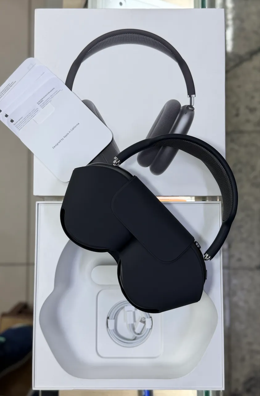 AirPods Max - Cinza Espacial - Seminovo - 6 meses de Garantia
