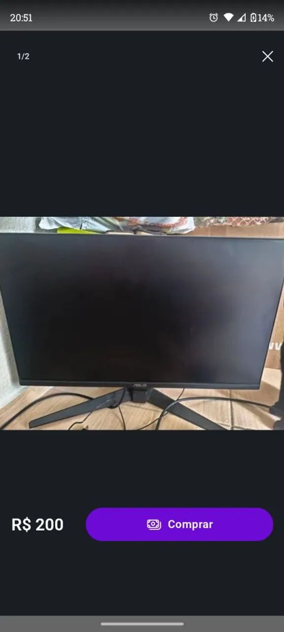 Monitor Asus 165hz