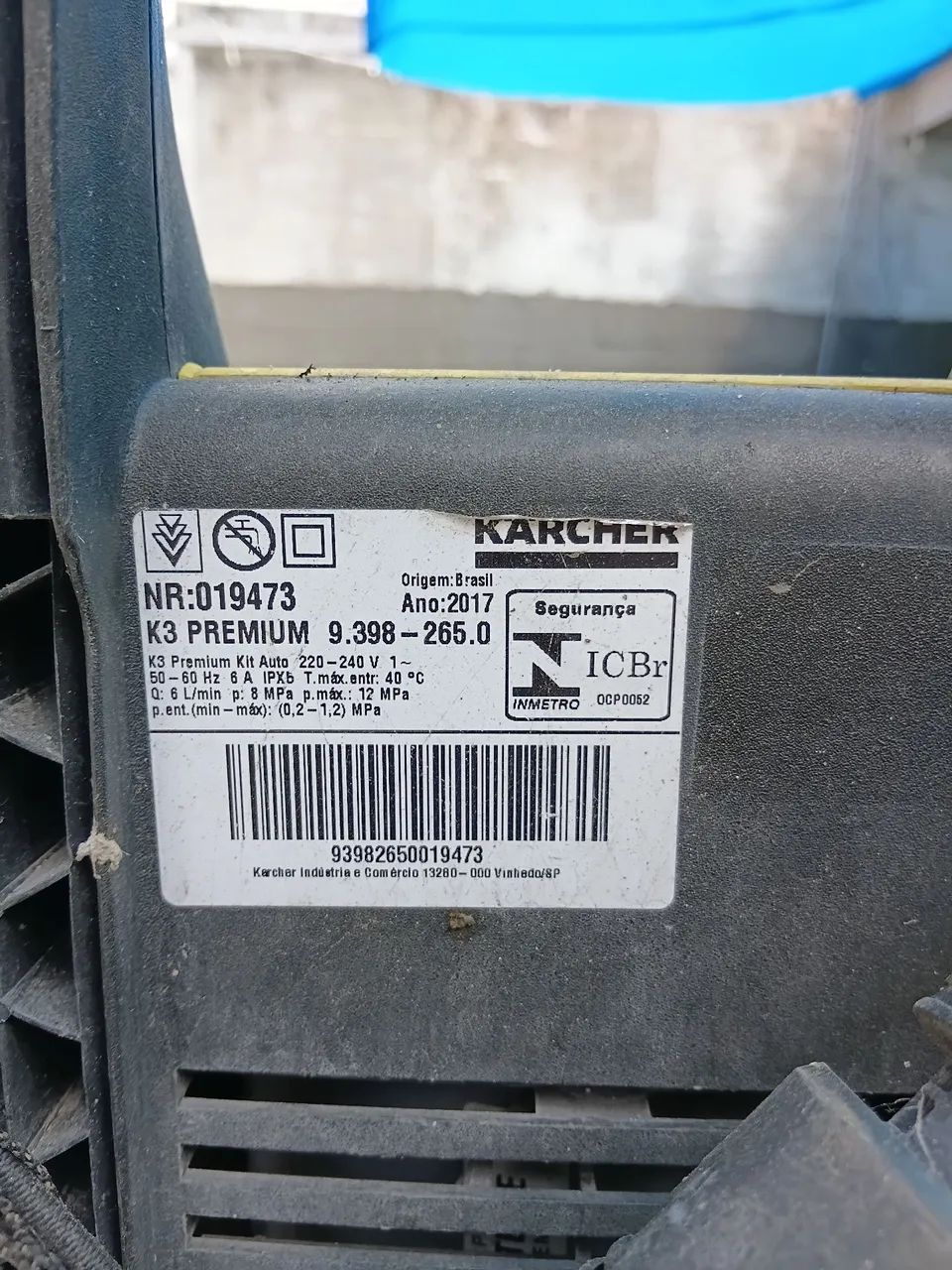  KARCHER MOTOR QUEIMADO - Foto 3