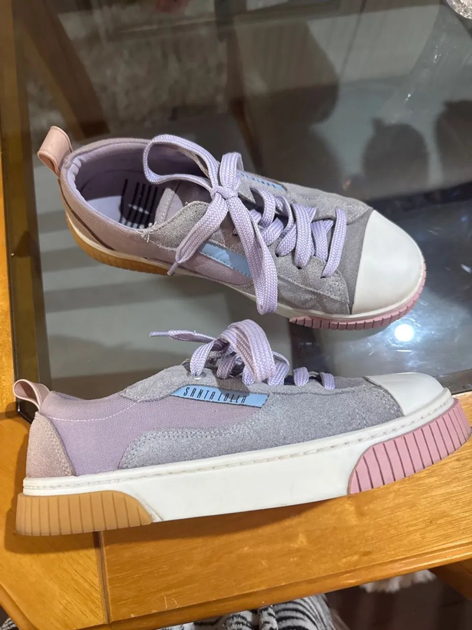 Tênis Santa lolla lilas 