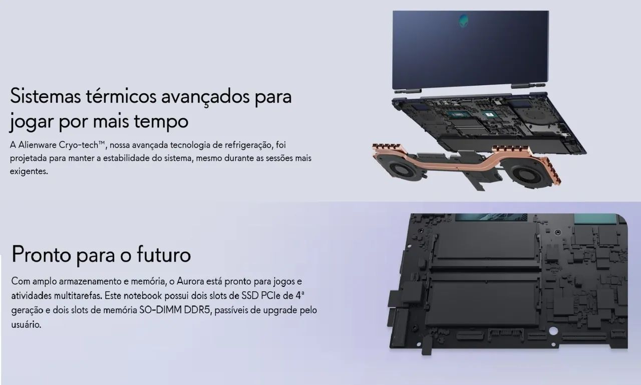 Notebook DELL ALIENWARE Aurora RTX Geforce tela 2k na GARANTIA. - Foto 5