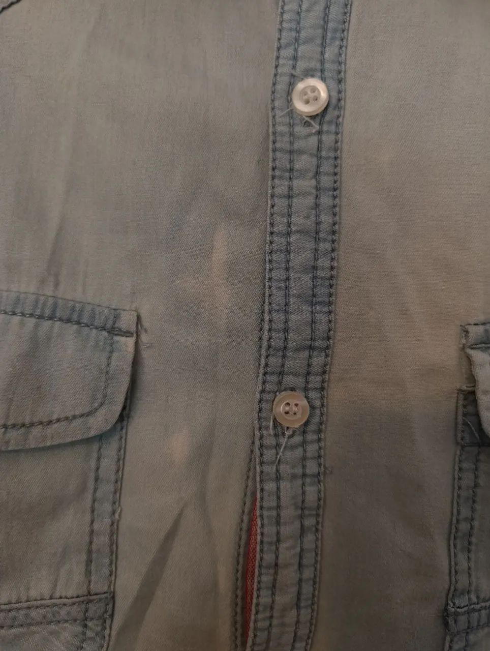 Camisa Cavalera Original Jeans Stone Washed - Tam M - Foto 3