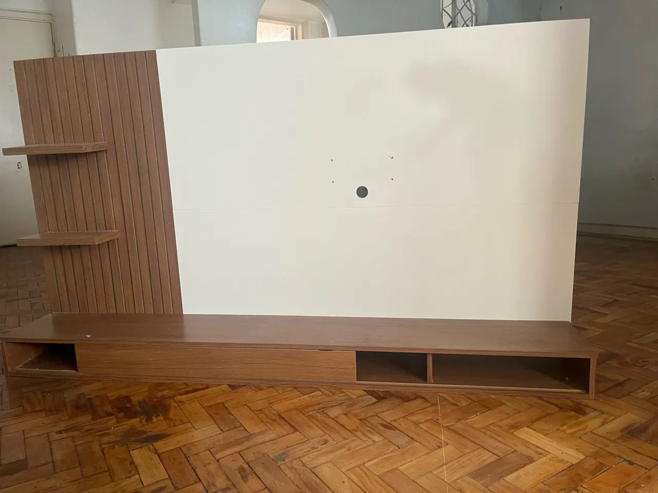 Painel de Tv Painel para TV até 60 Polegadas Ripado com Nichos - Foto 3