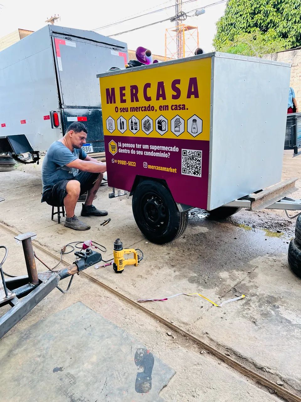 Carretinha pronta entrega 