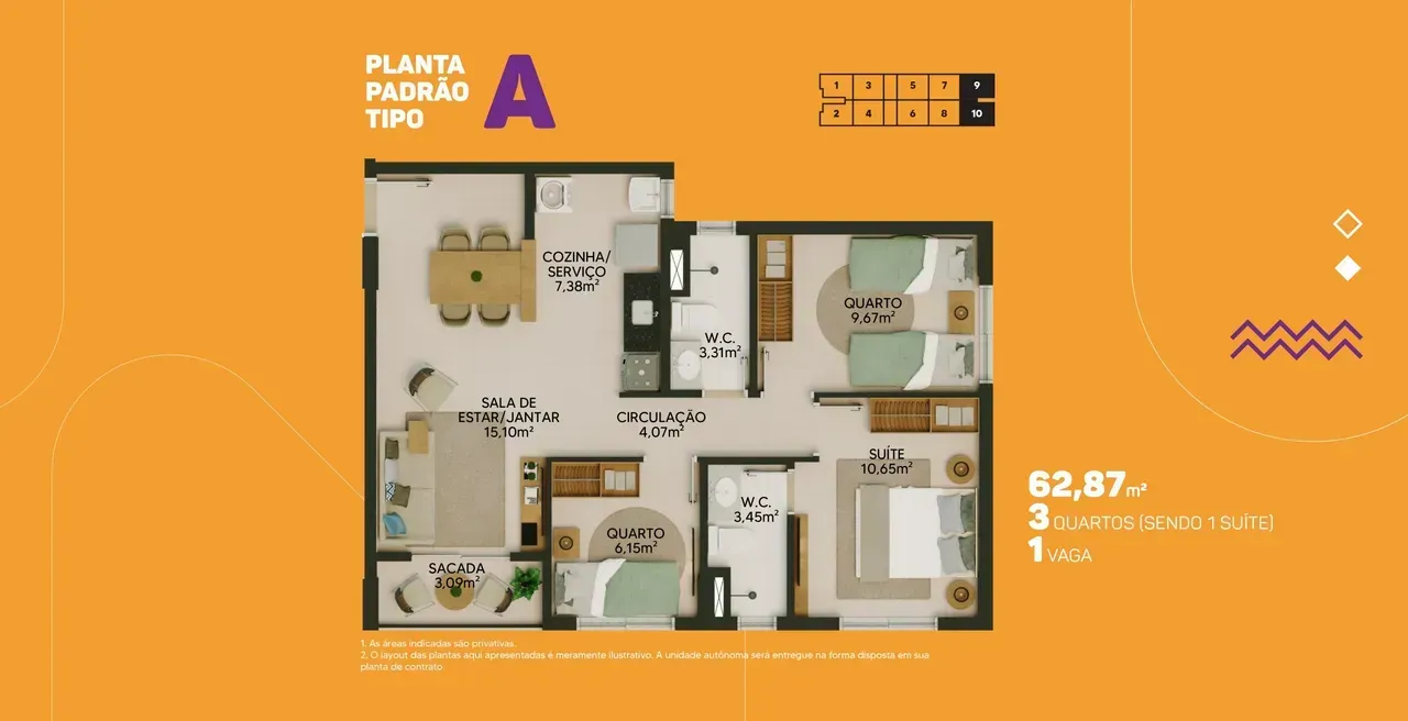 PLANTA 63m²