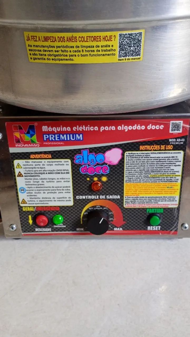Máquina de algodão doce  - Foto 2