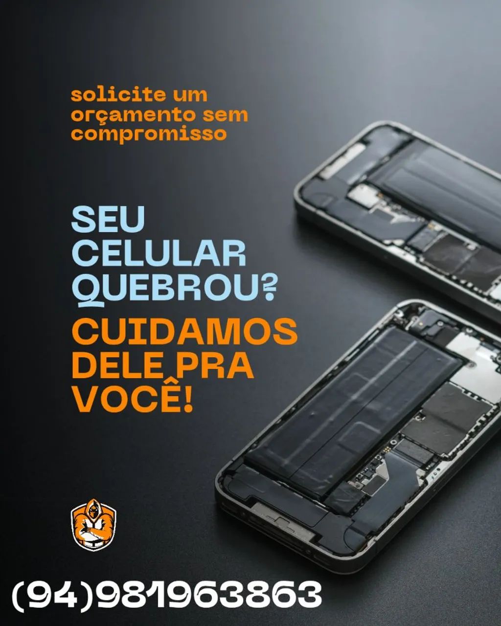 Telas de iphone a parte de 180R$