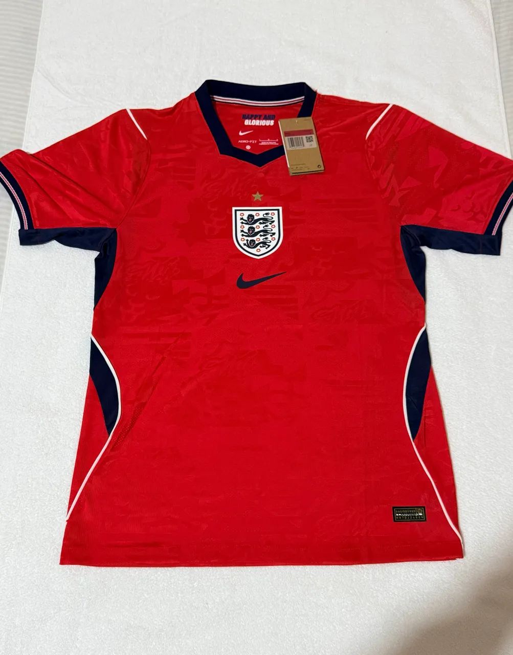 Camisa Nike Inglaterra uniforme 2 modelo jogador  - Foto 3