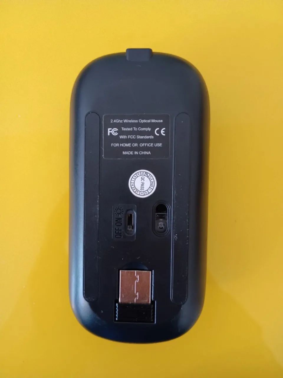 Wireless Optical 2.4Ghz | mouse sem fio, modelo compacto slim em cor preta - Foto 2