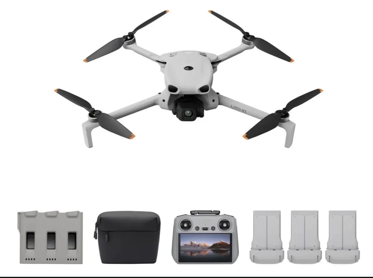 Drone DJI Lito X1 - Combo Fly More controle com tela RC2 - Foto 5