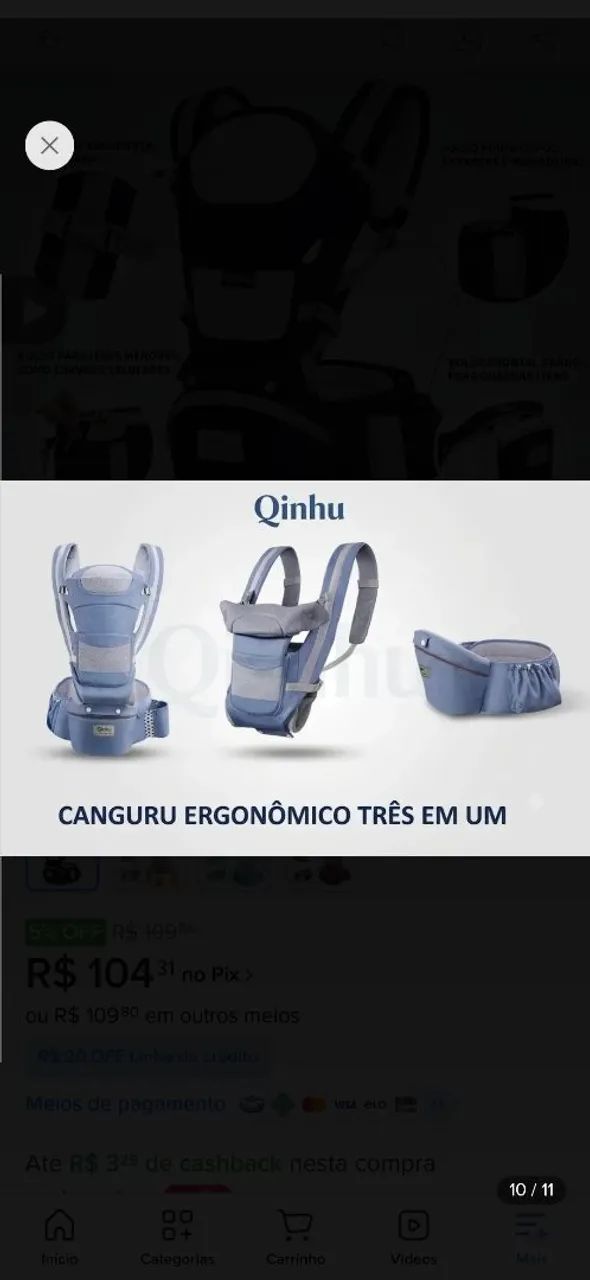 Canguru para Bebê  - Foto 3