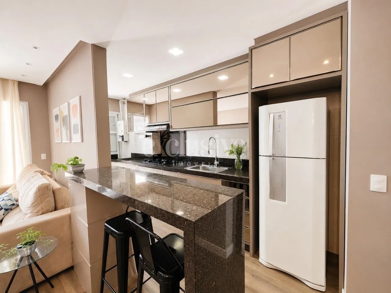 Apartamento mobiliado com 2 suítes no Abraão, Florianópolis/SC - Foto 5