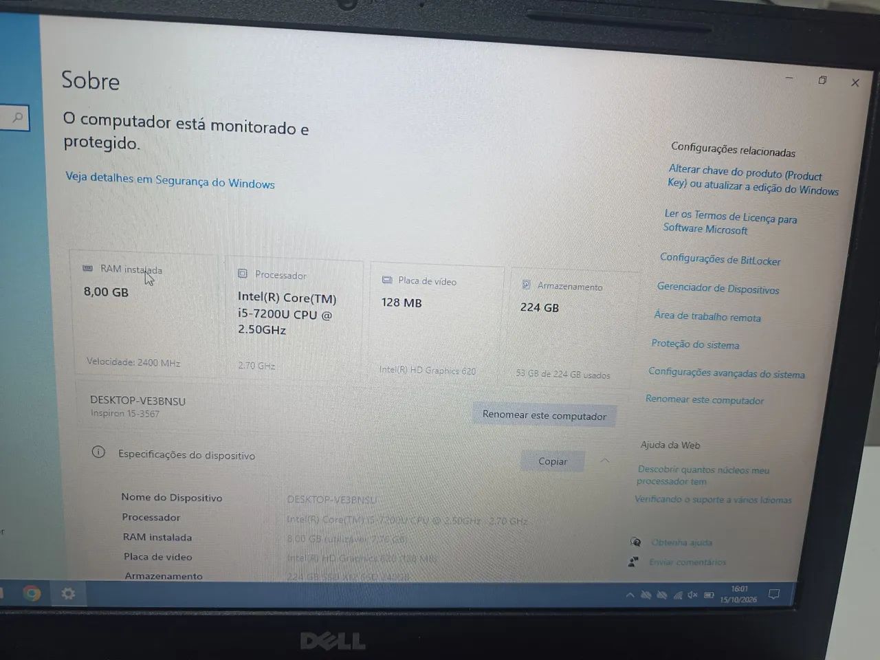 Notebook Dell Inspiron 15 - Foto 5