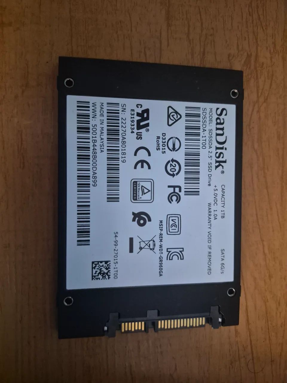 SSD 1TB SANDISK 99% SAUDAVEL - Foto 2