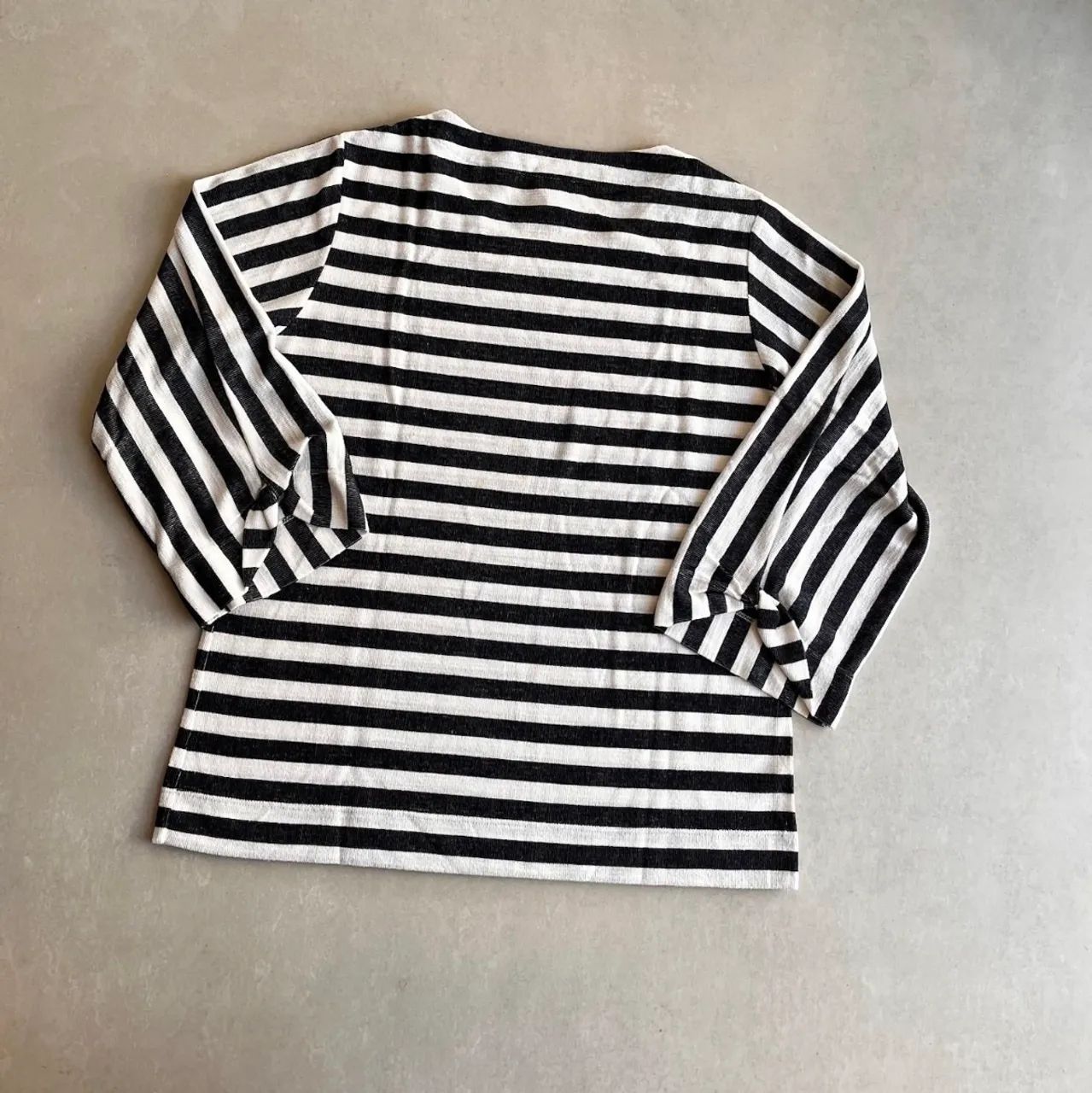  Blusa listrada azul e branco Erva Doce / P - Foto 4