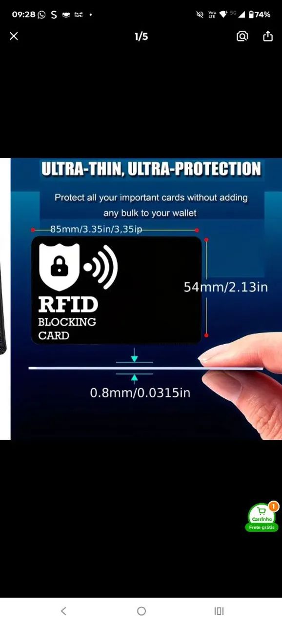 Cartão RFID - Foto 4