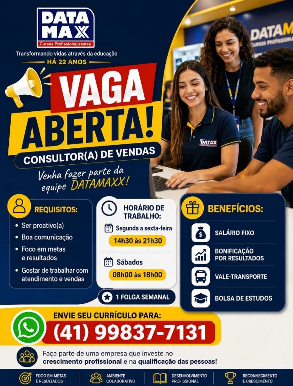 Consultora de Vendas (Interna)