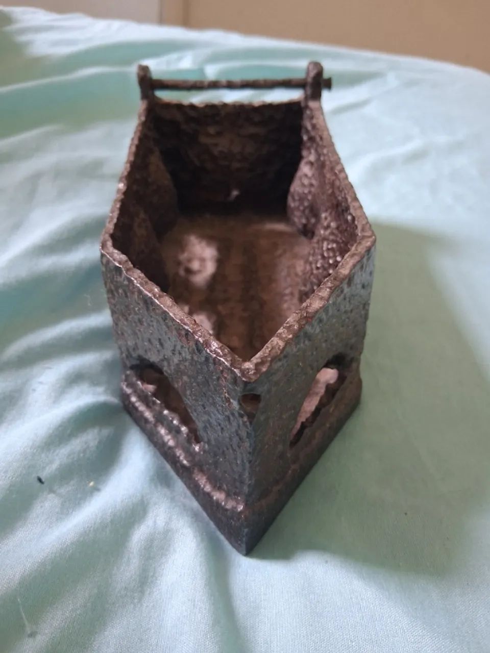 Ferro de passar a brasa antigo - Foto 3