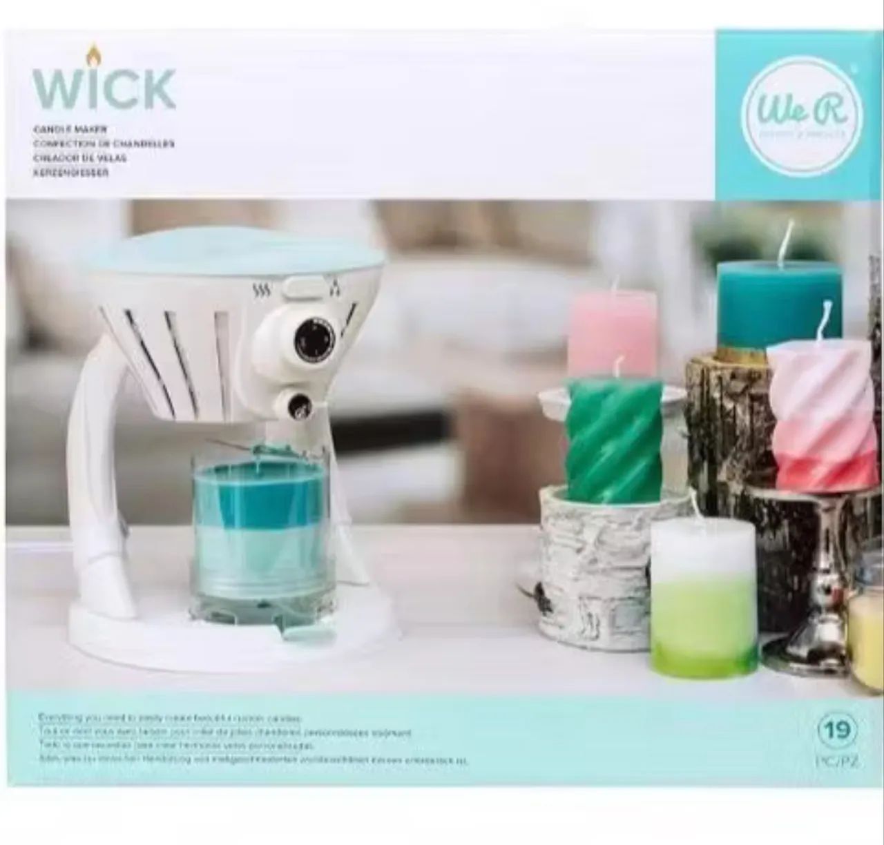 Kit de fabricação de velas de pavio We R Memory Keepers 110v - Foto 5