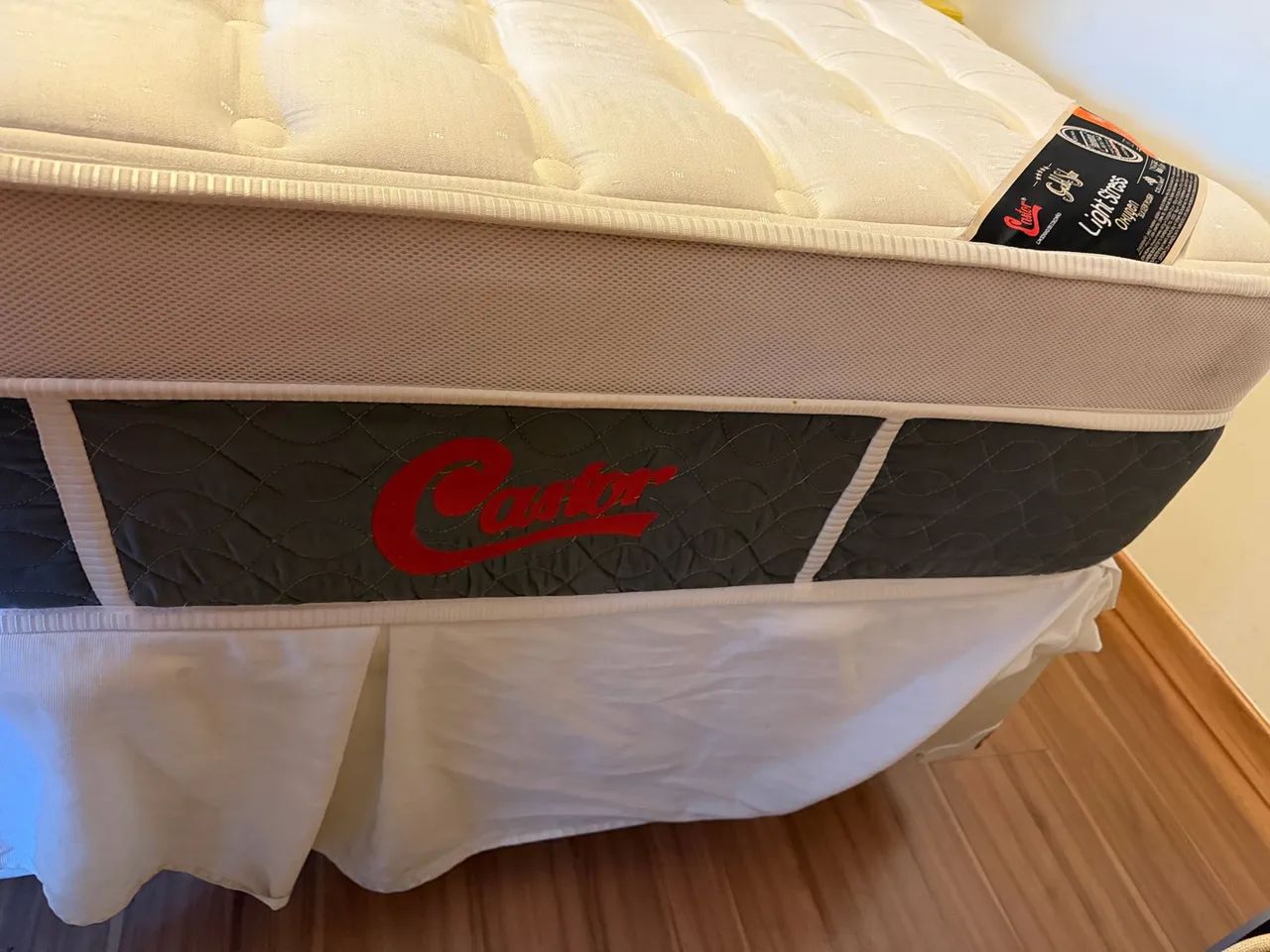Colchão Castor + cama box baú  - Foto 2