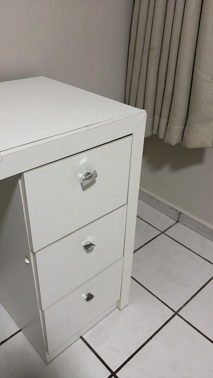 Mesa para escritório 3 gavetas  - Foto 2