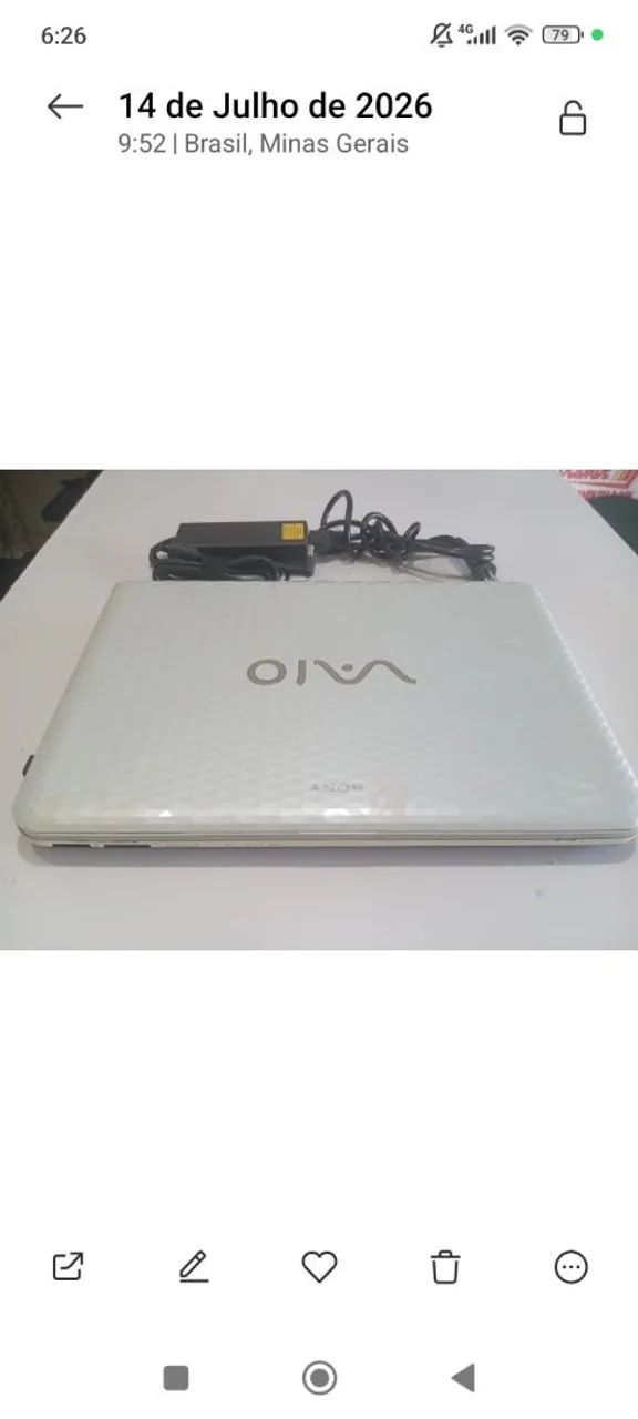 NOTEBOOK SONY VAIO R$599- PROMOÇÃO R$599 - Foto 4