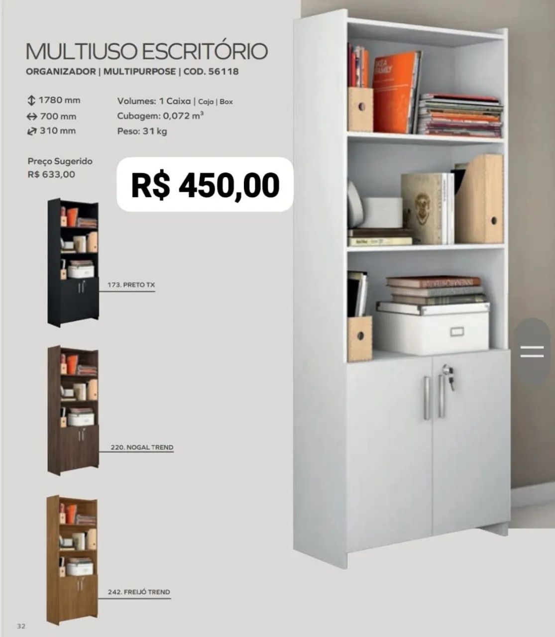 Armário multiuso para escritório  - Foto 3