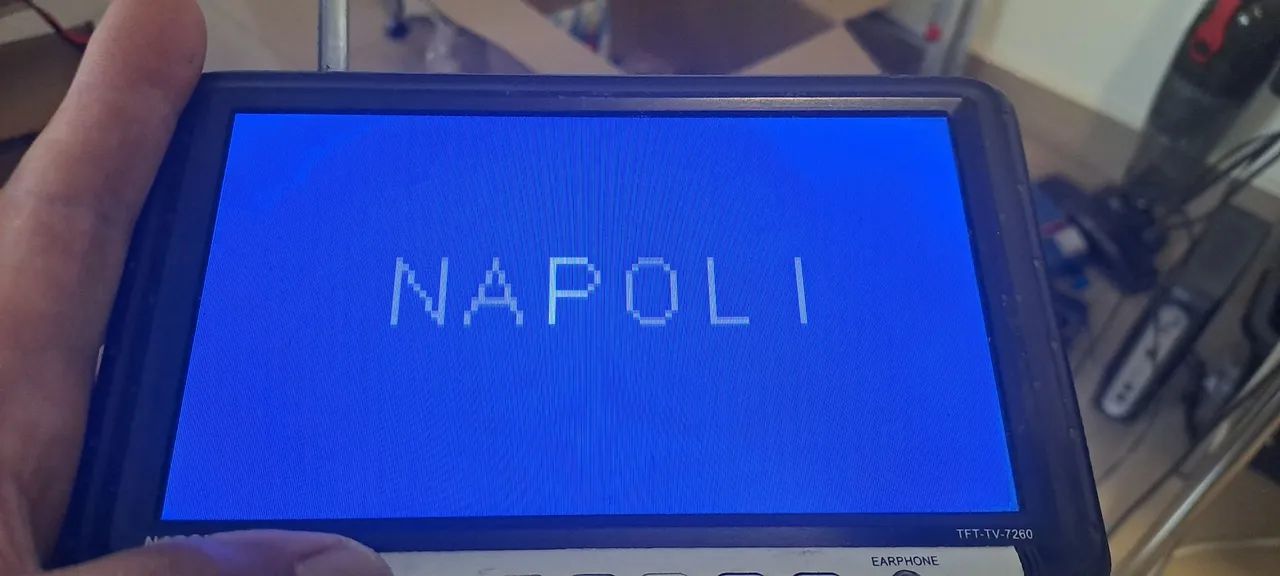 Tela 7" NAPOLE TFT-TV7260