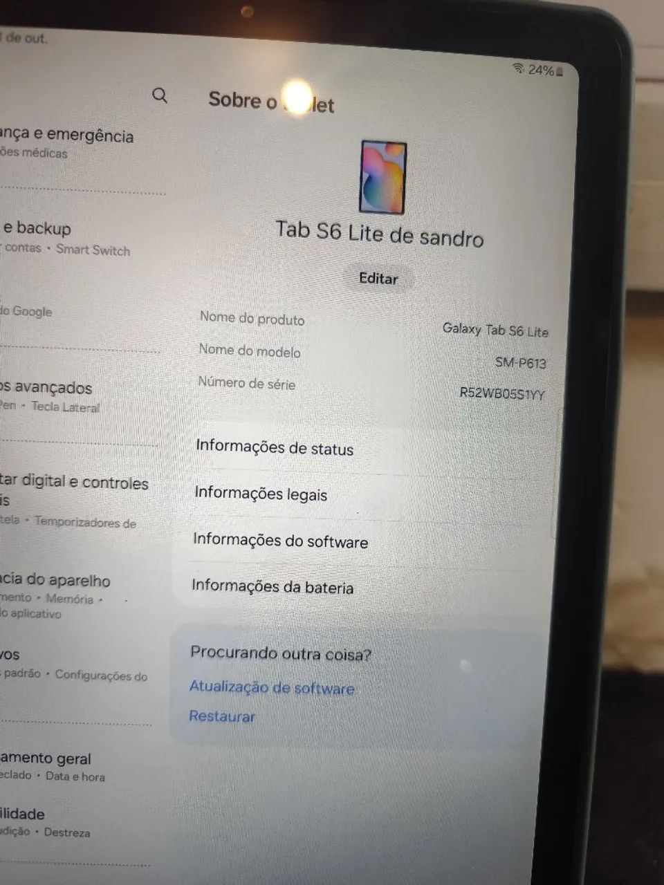 Vendo Tablet Galaxy Tab 6 Lite - Foto 3