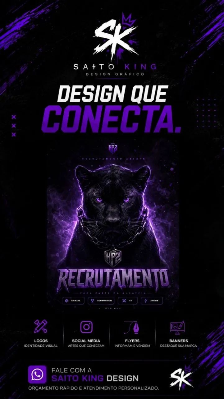 DESING GRÁFICO PROFISSIONAL | SAITO KING - Foto 5