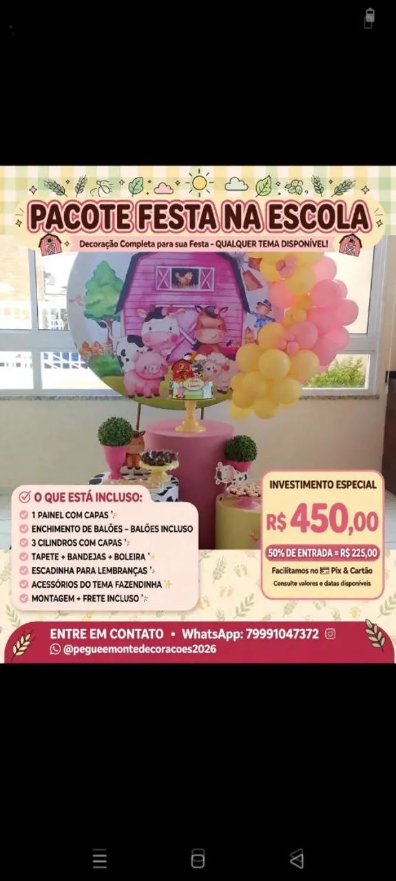 Festa na escola