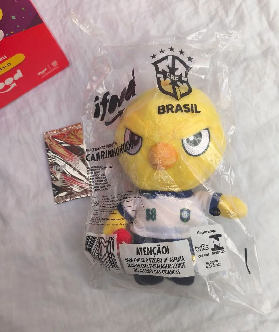 Canarinho Ifood Lacrado  - Foto 2