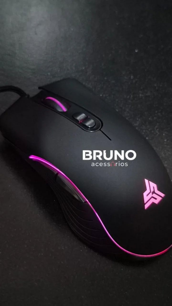 Mouse gamer com fio usb iluminação led 4800DPI - Foto 3