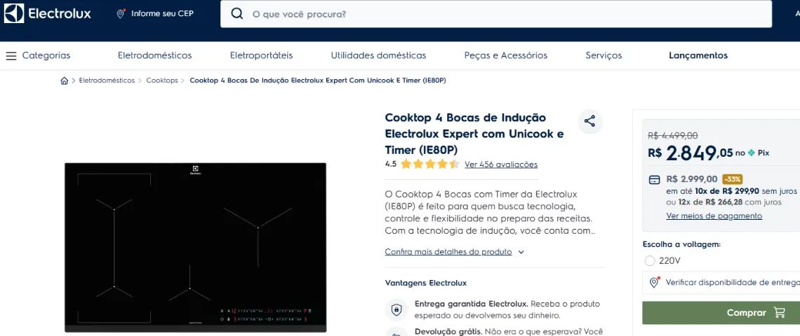 COOKTOP ELECTROLUX EI8P COM DEFEITO - Foto 4