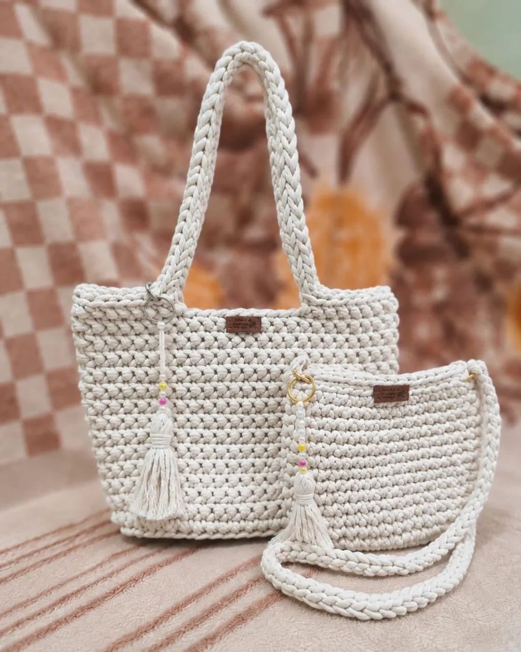 Bolsas em crochet - Foto 2