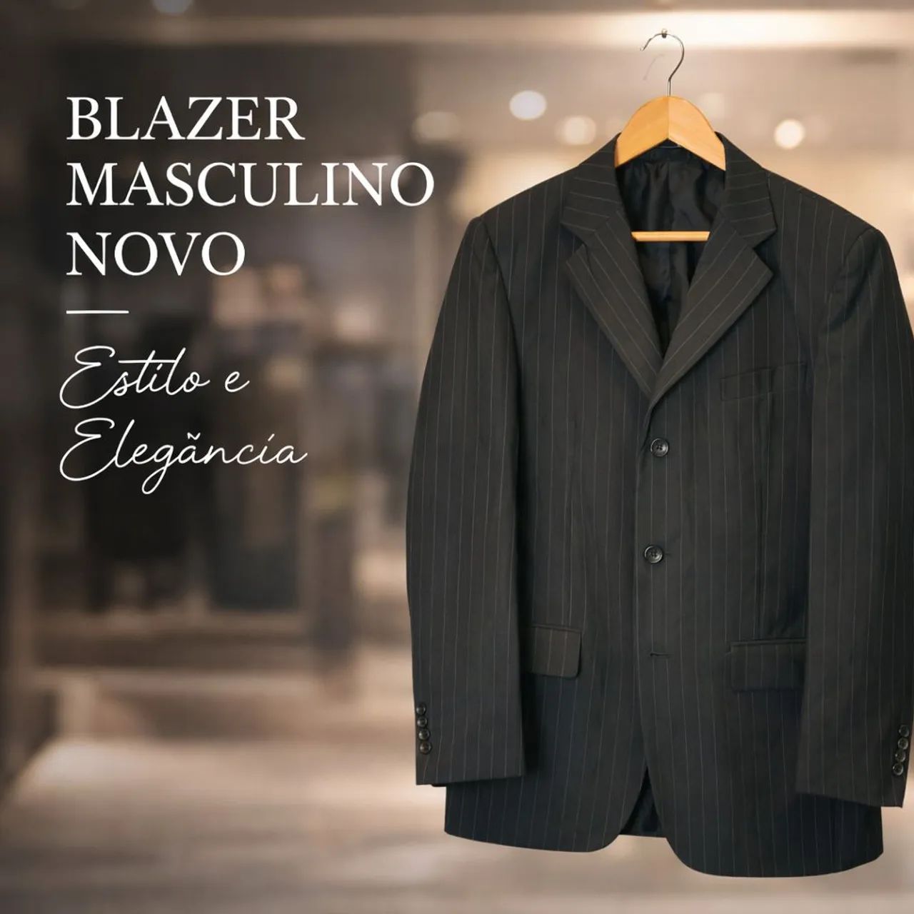 Blazer Masculino Novo 