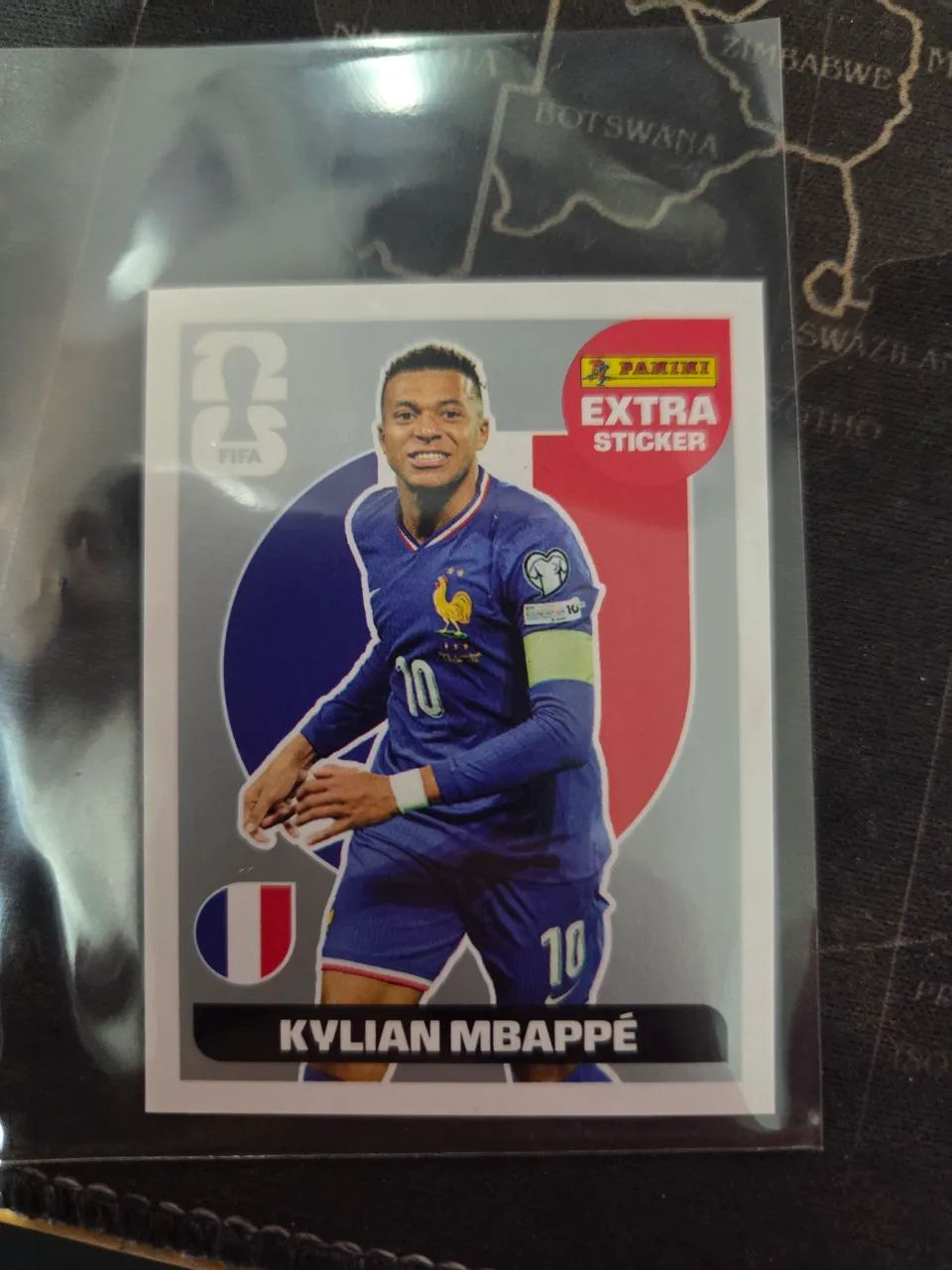 Kylian Mbappe figurinha extra da copa 2026