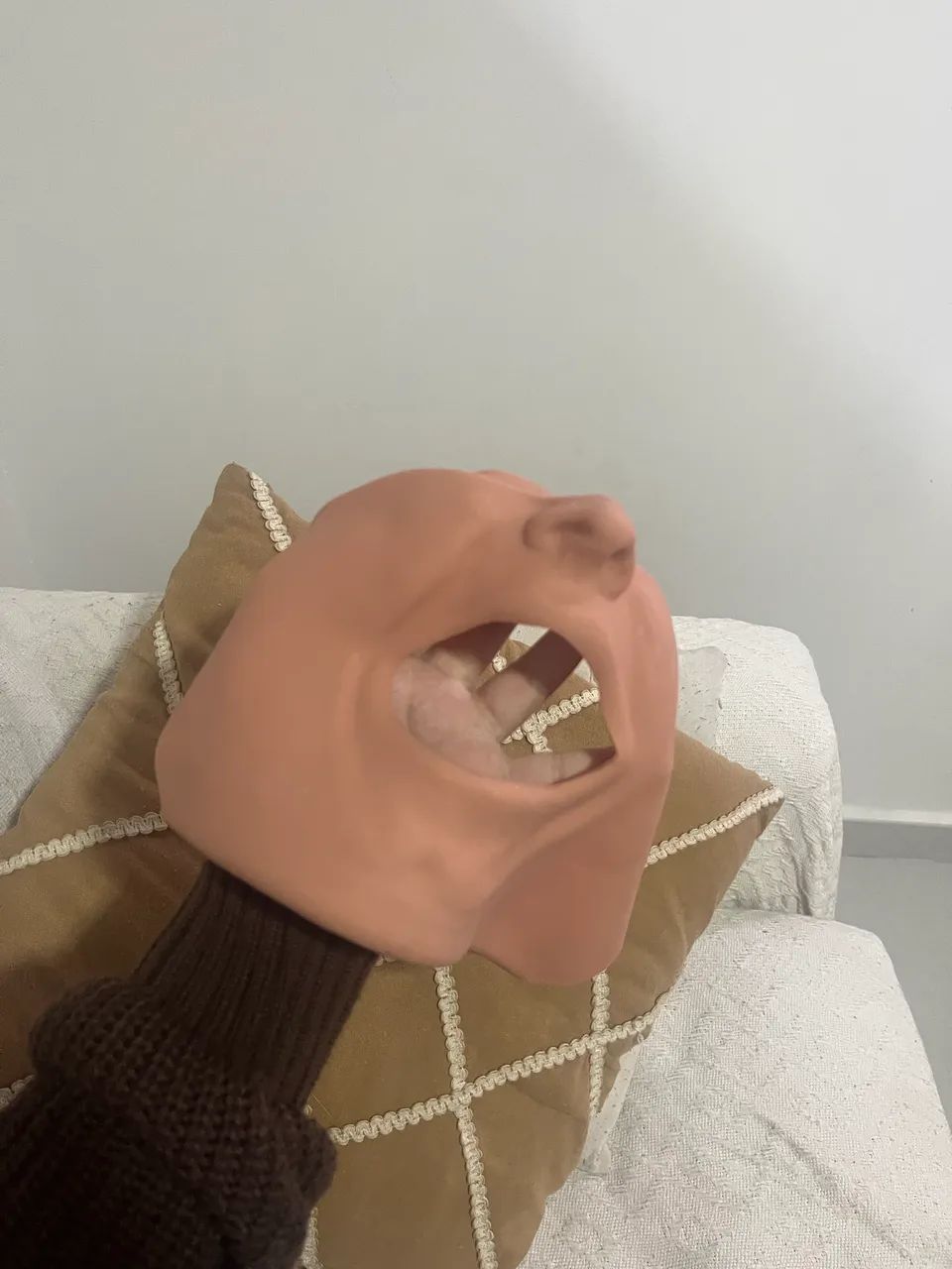 Bochecha para manequim material odontológico 