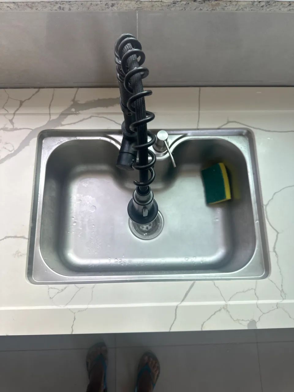 Bancada Quartzo Calacata cozinha + Lavação  - Foto 4