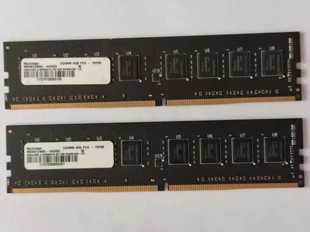 02 Memória DDR4 Multilaser 8G.