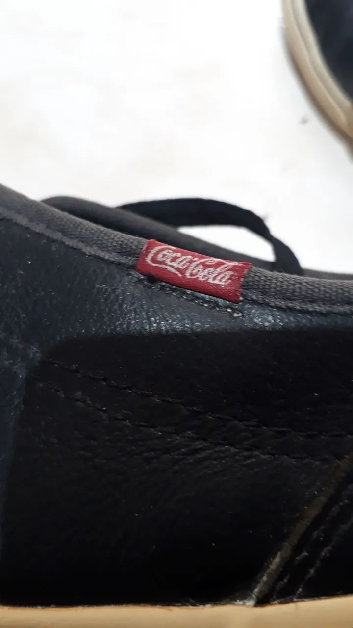 Tênis Coca Cola Couro Original 38  - Foto 5