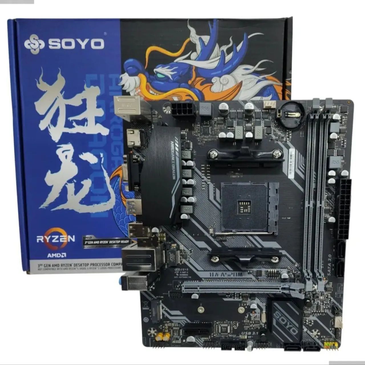 PLACA MÃE AMD A520 SOYO