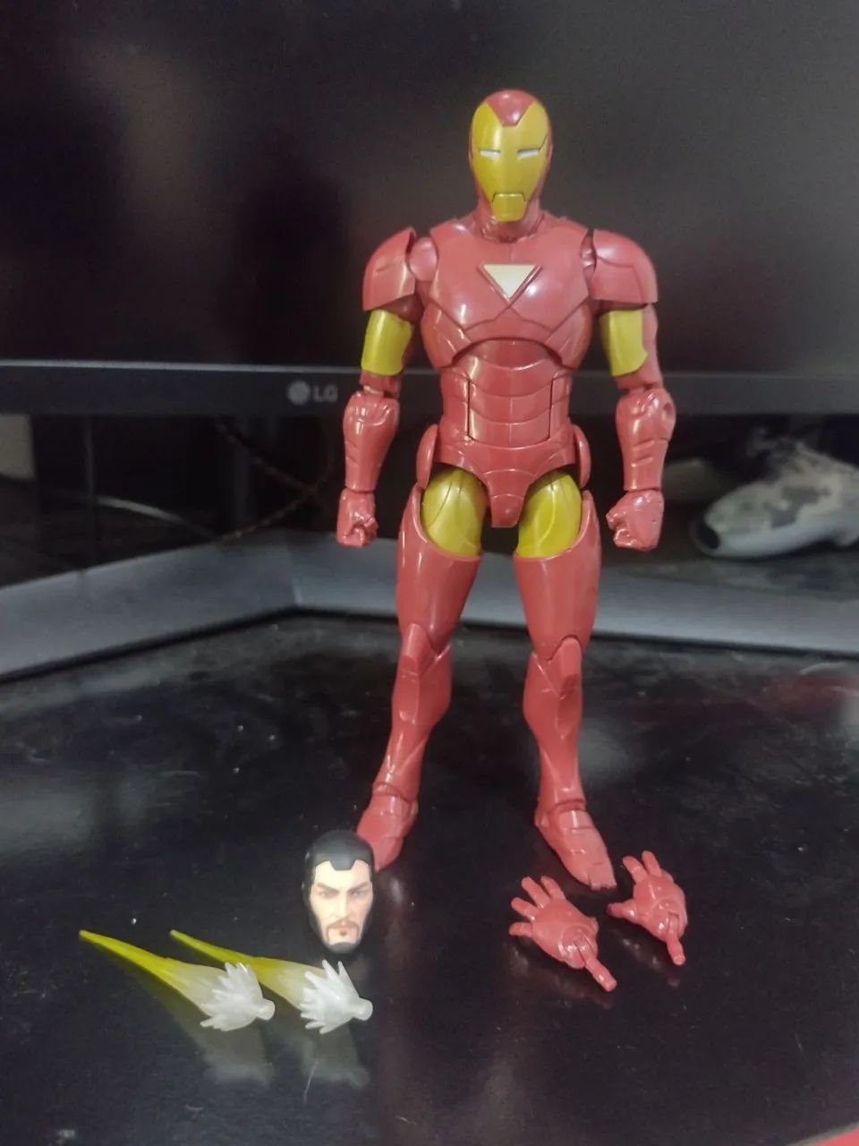 Iron Man extremis do pack do mandarim Marvel legends 