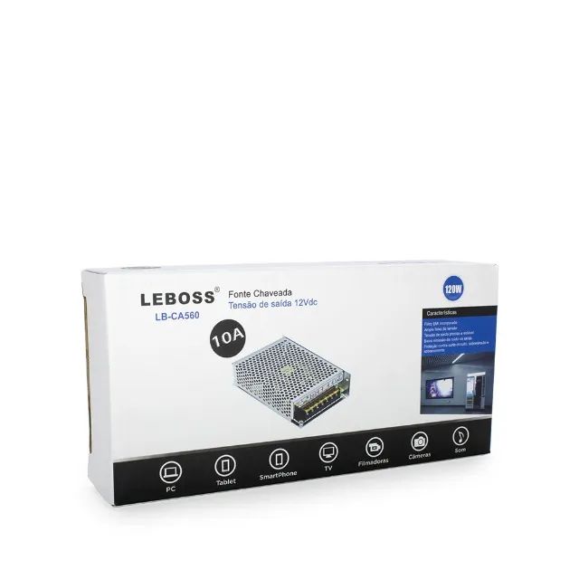 Fonte Chaveada 12v/10a Lb-ca560 - Foto 2