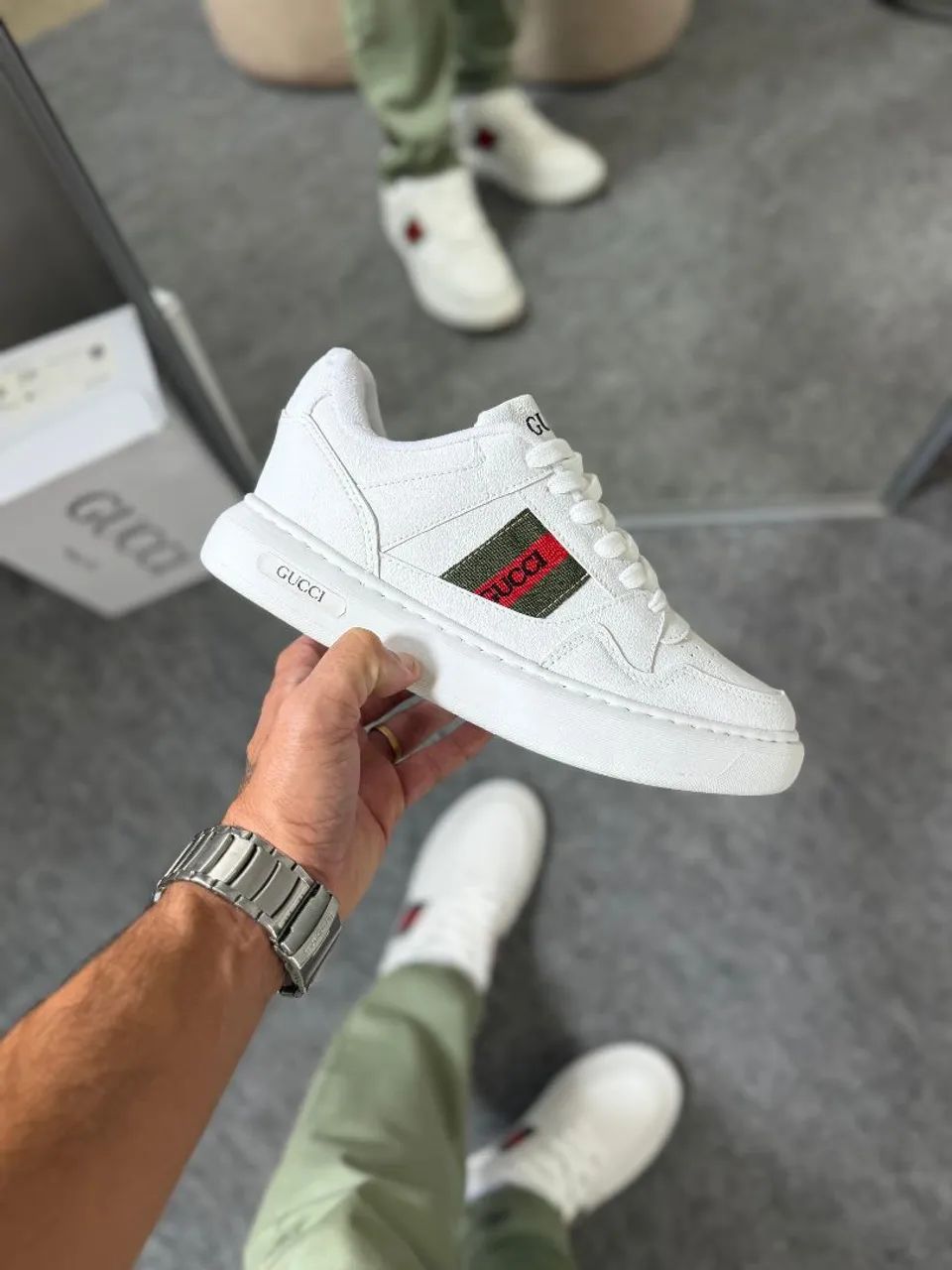 TÊNIS GUCCI CASUAL MASCULINO