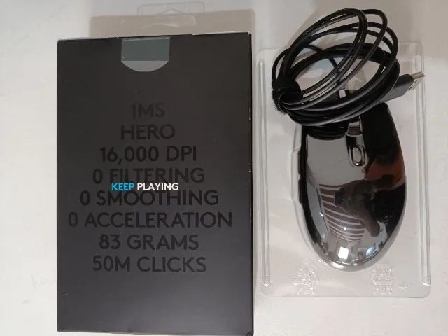 Mouse Logitech G pro Hero com fio - Foto 4