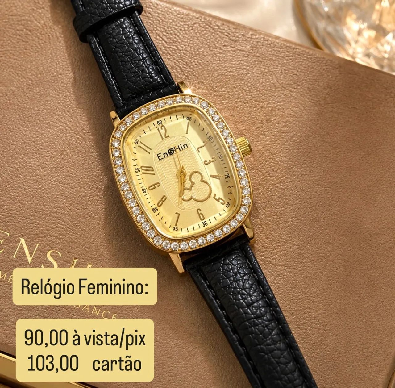 Relógio Feminino com Strass  - Foto 4