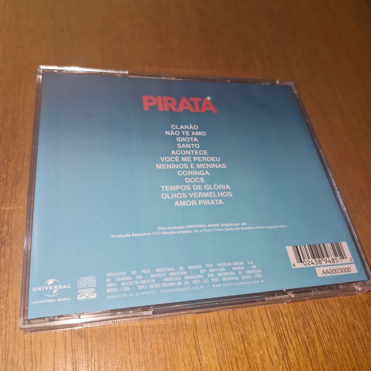 CD Jão - Pirata (Tiragem AA3000) - Foto 2