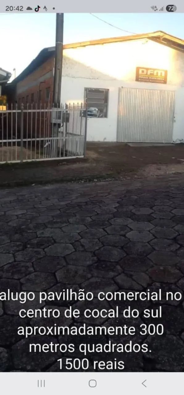 Galpão para locação 