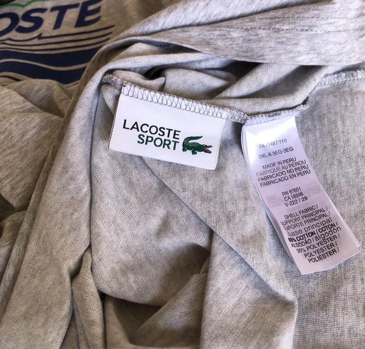 camiseta lacoste sport logo original  - Foto 5